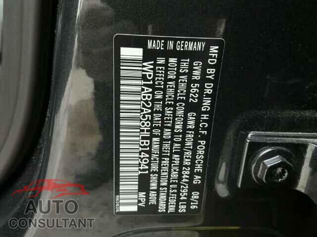 PORSCHE MACAN 2017 - WP1AB2A58HLB14941