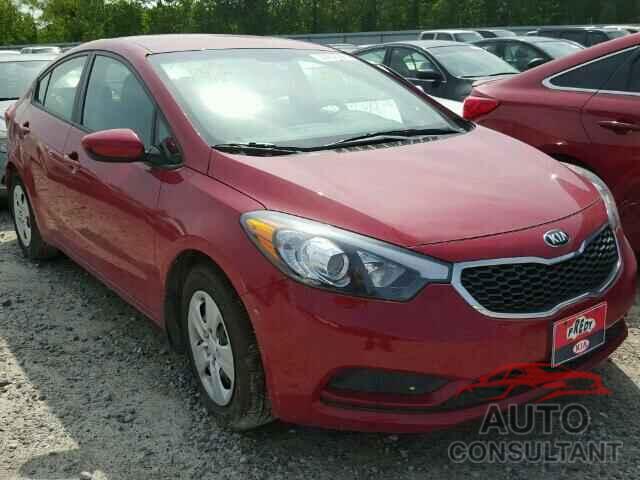 KIA FORTE 2016 - KNAFK4A60G5566006