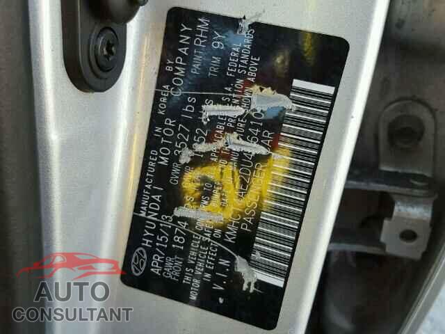 HYUNDAI ACCENT 2013 - KMHCT4AE2DU486410