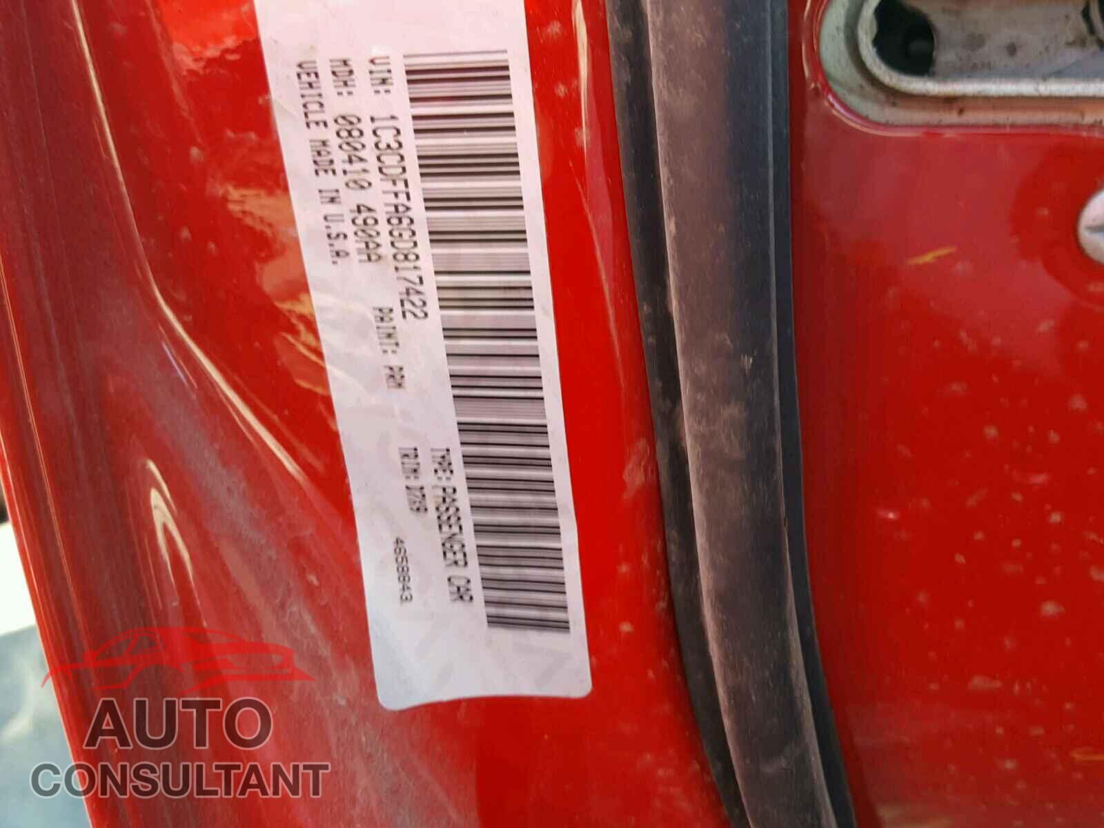 DODGE DART 2016 - 1C3CDFFA6GD817422