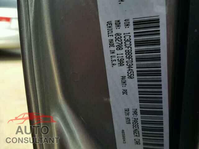 DODGE DART 2015 - 1C3CDFBB9FD344550