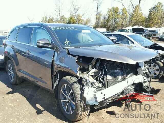 TOYOTA HIGHLANDER 2017 - 5TDJZRFH3HS367592