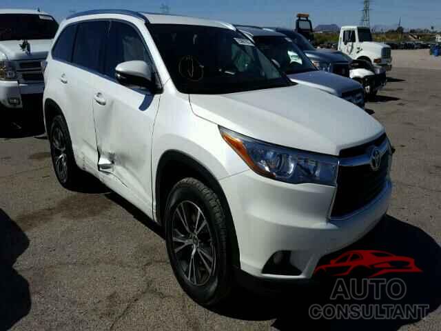 TOYOTA HIGHLANDER 2016 - 5TDKKRFH6GS126097