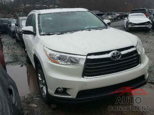 TOYOTA HIGHLANDER 2015 - 5TDDKRFH4FS222155