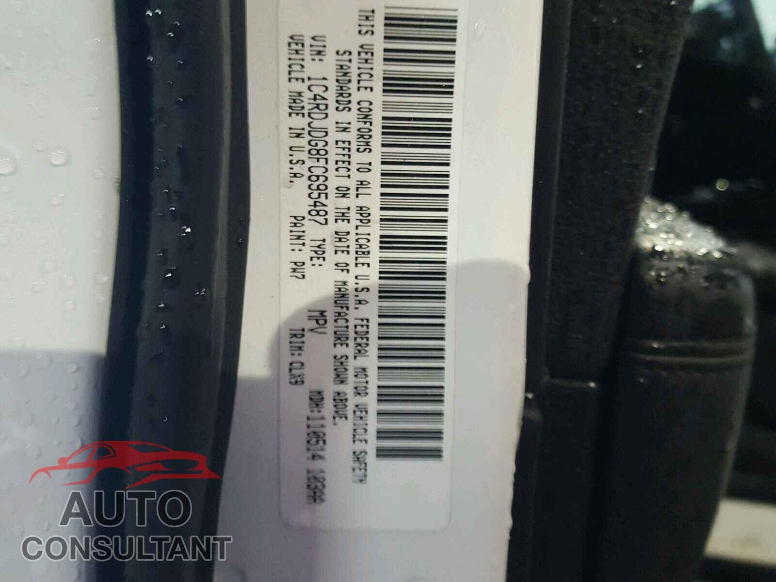 DODGE DURANGO LI 2015 - 1C4RDJDG8FC695487
