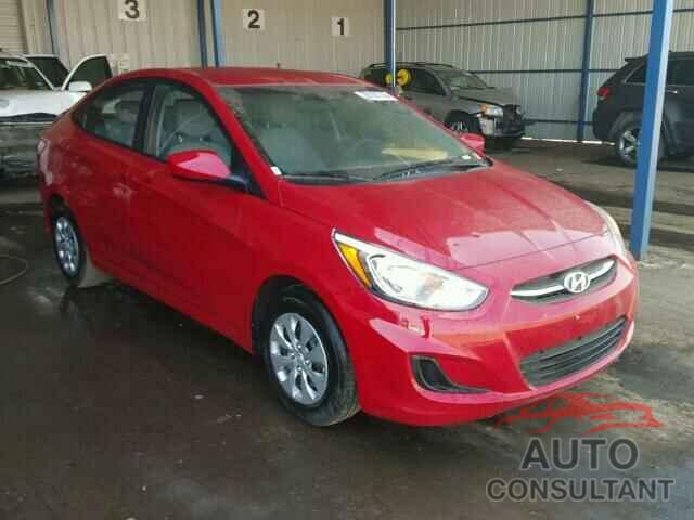 HYUNDAI ACCENT 2016 - KMHCT4AEXGU096109