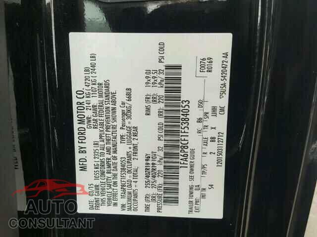 FORD MUSTANG 2015 - 1FA6P8CF1F5384053