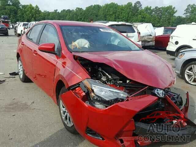 TOYOTA COROLLA 2017 - 2T1BURHE3HC831785