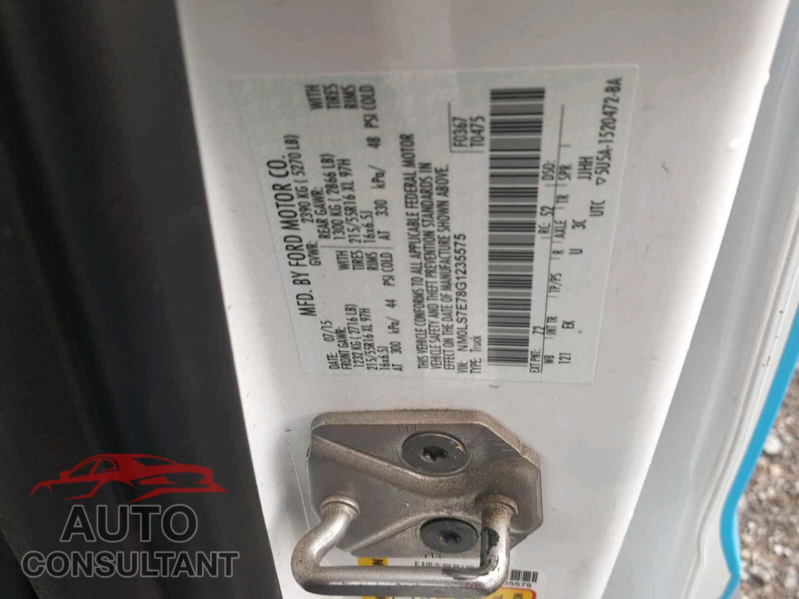 FORD TRANSIT CO 2016 - NM0LS7E78G1235575