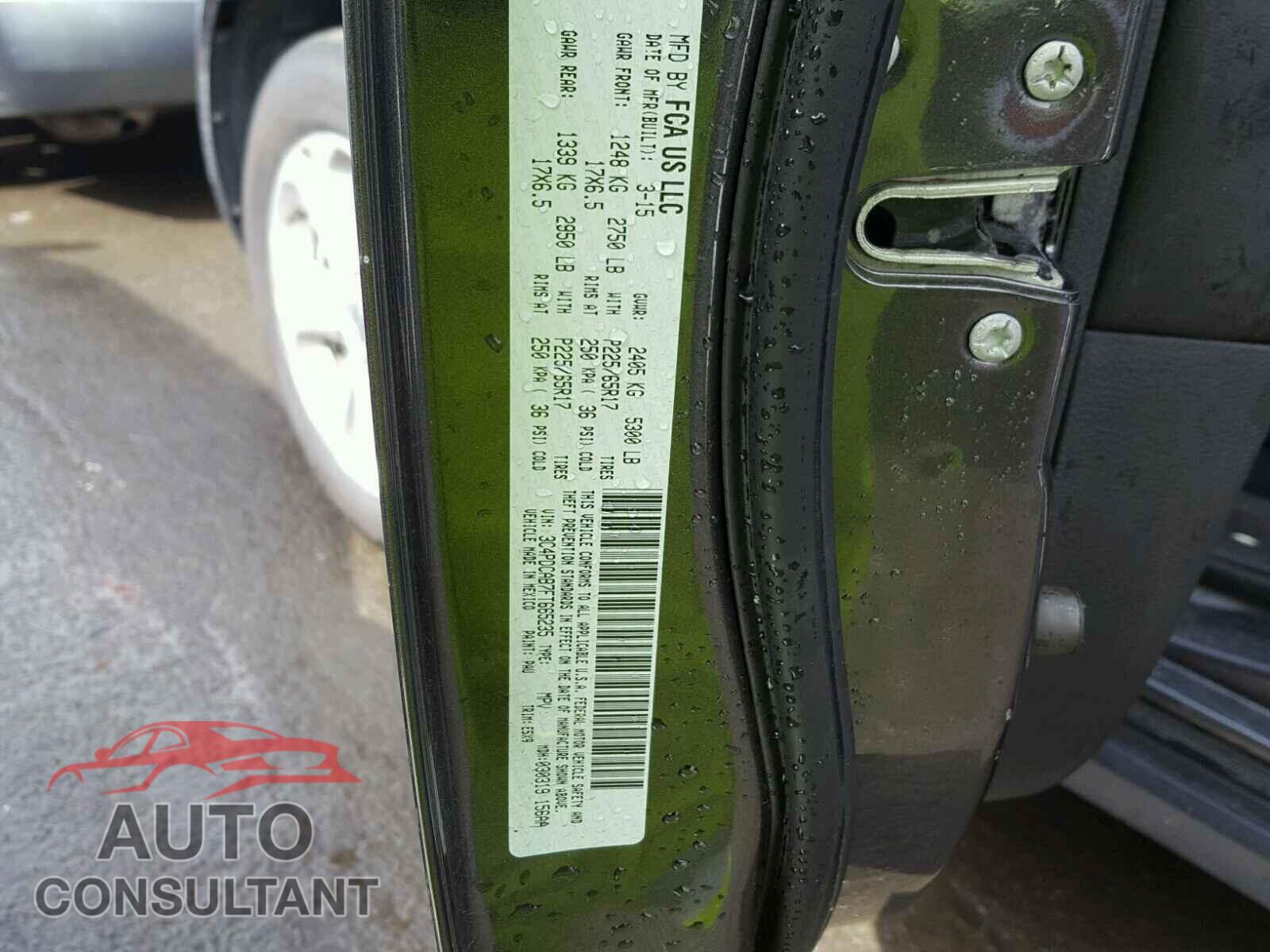 DODGE JOURNEY 2015 - 3C4PDCAB7FT665235