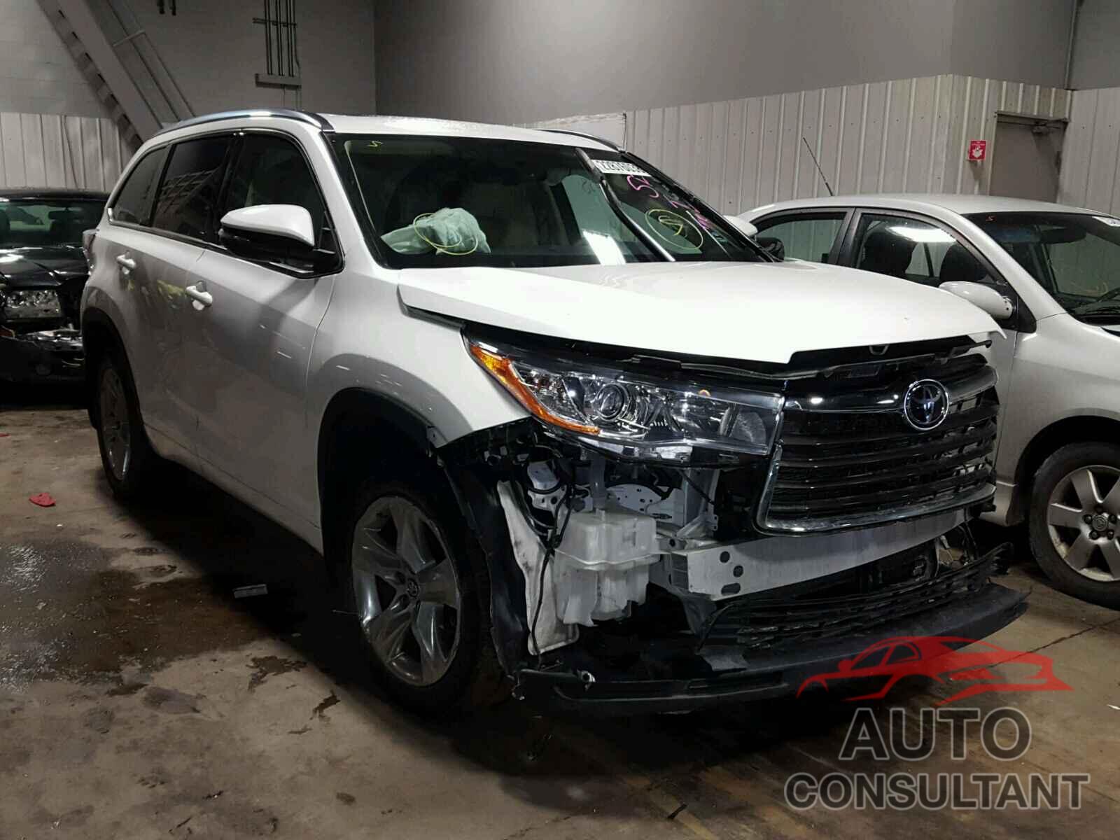 TOYOTA HIGHLANDER 2016 - 5TDDKRFH2GS264714
