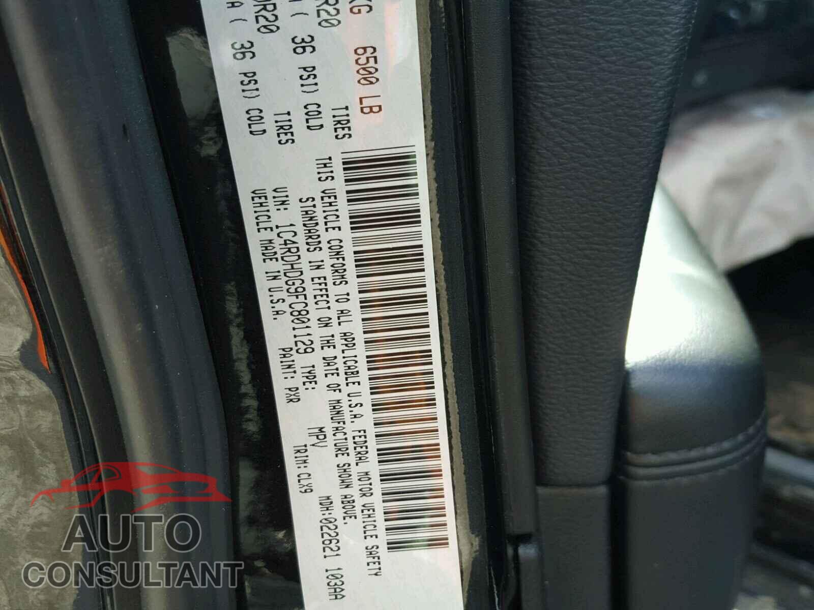 DODGE DURANGO 2015 - 1C4RDHDG9FC801129