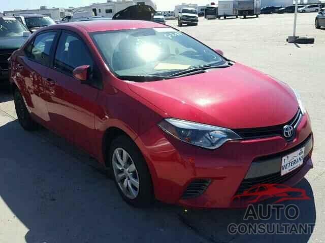 TOYOTA COROLLA 2015 - 5YFBURHE2FP207926