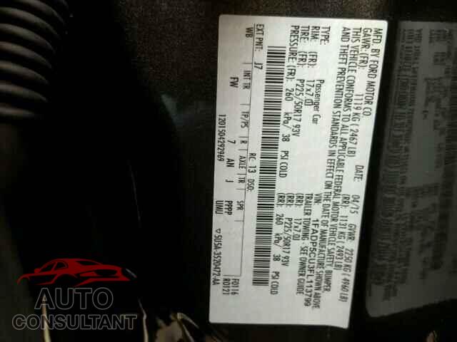 FORD CMAX 2015 - 1FADP5CU3FL113799