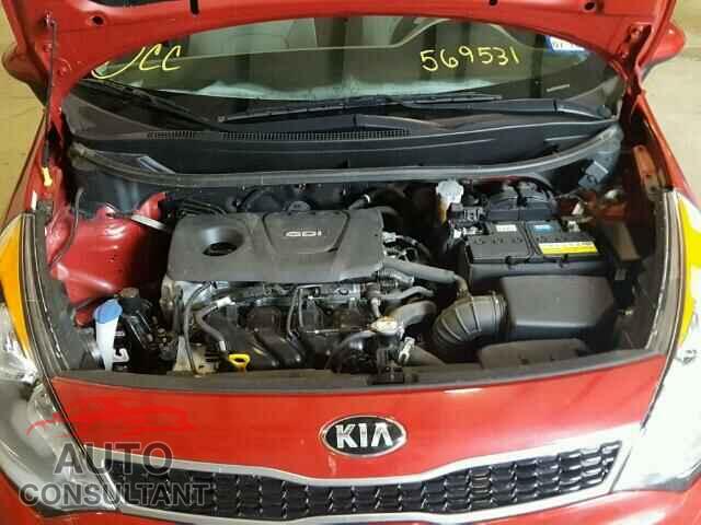 KIA RIO 2016 - KNADN5A36G6569531