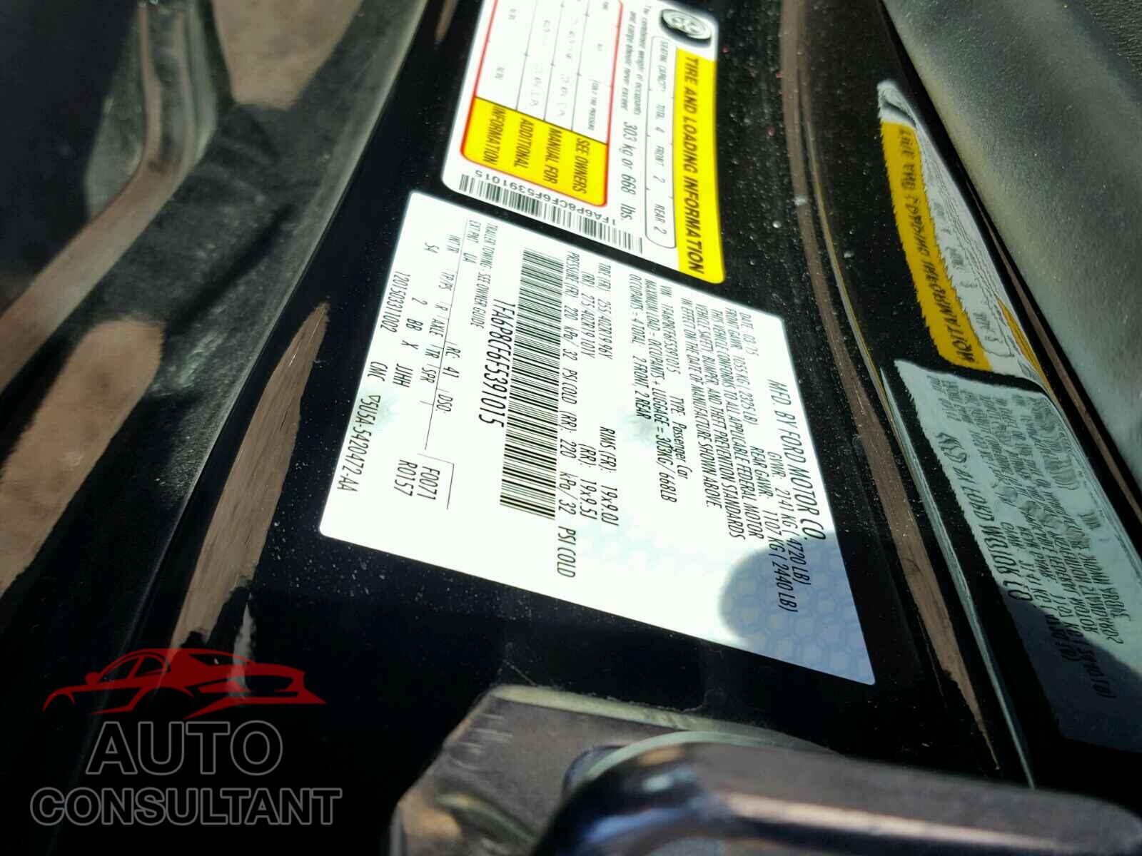 FORD MUSTANG 2015 - 1FA6P8CF6F5391015