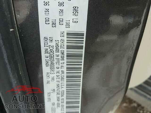 DODGE CARAVAN 2017 - 2C4RDGBG5HR666013