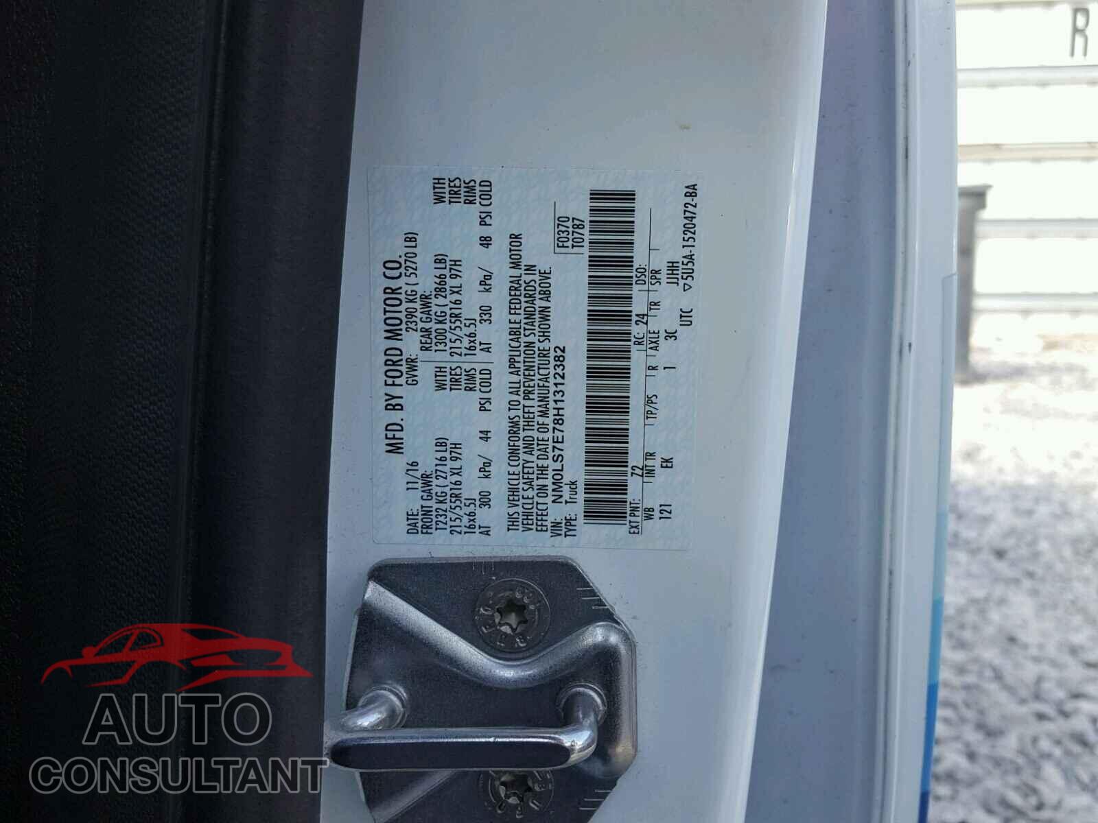 FORD TRANSIT CO 2017 - NM0LS7E78H1312382