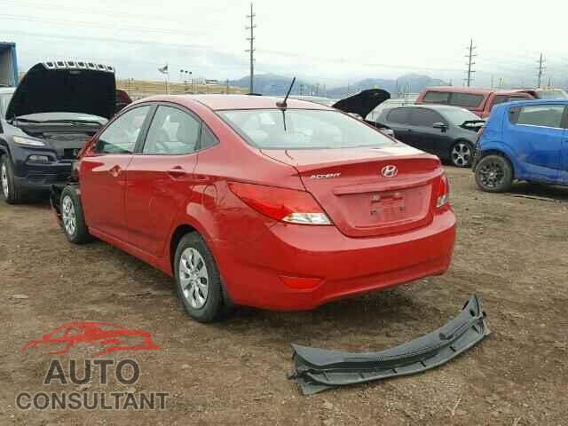 HYUNDAI ACCENT 2015 - KMHCT4AE2FU823385