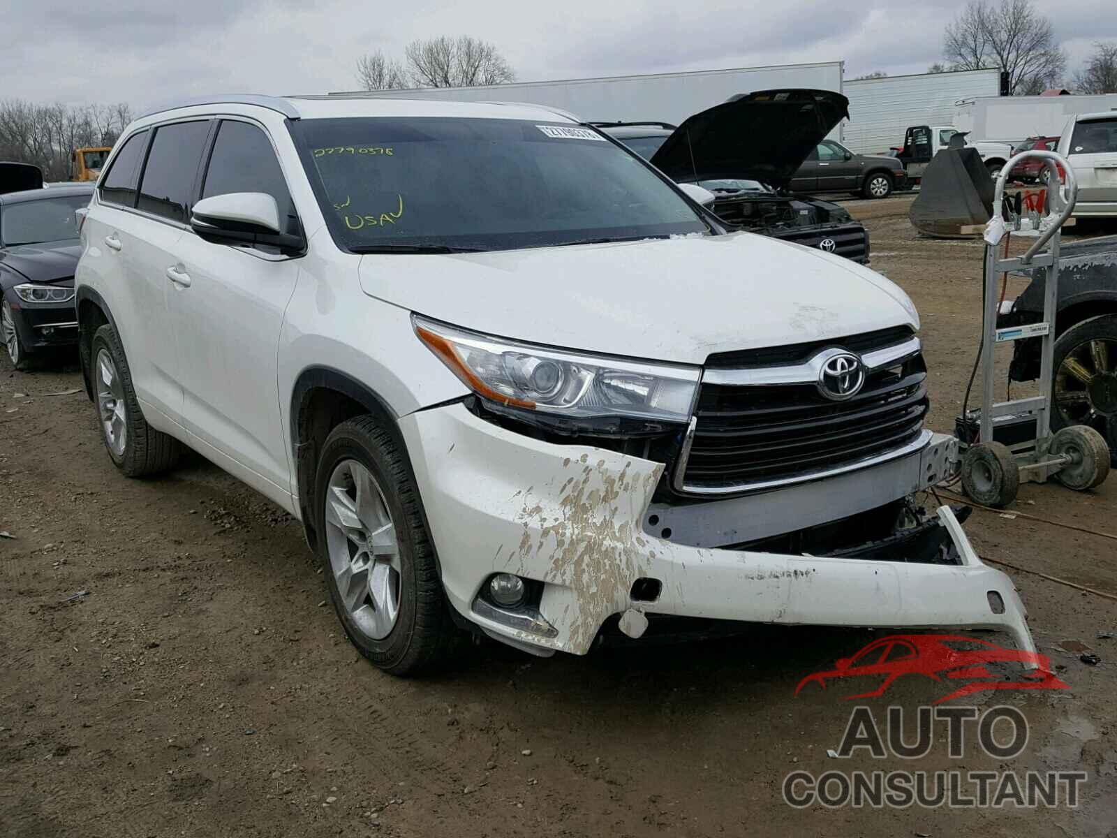 TOYOTA HIGHLANDER 2015 - 5TDDKRFH8FS158220
