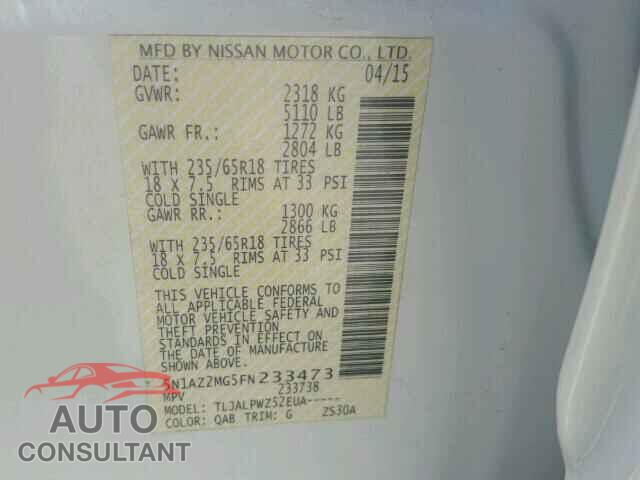 NISSAN MURANO 2015 - 5N1AZ2MG5FN233473