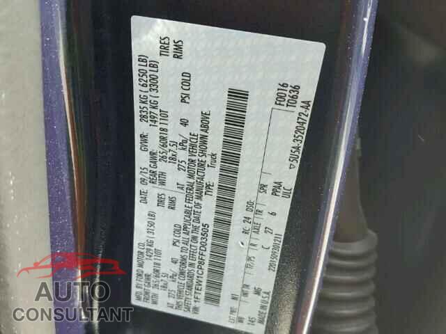 FORD F150 2015 - 1FTEW1CP8FFD03505