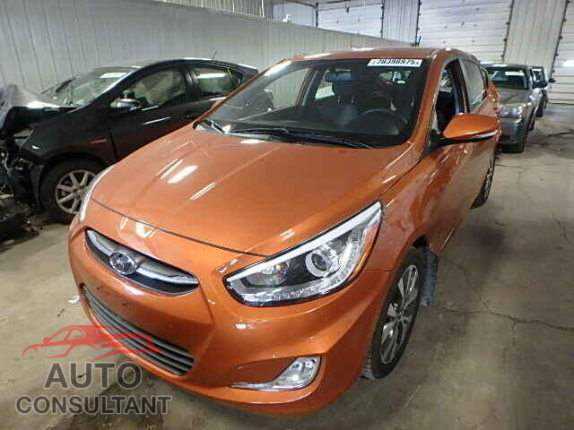 HYUNDAI ACCENT 2015 - KMHCU5AE6FU201570