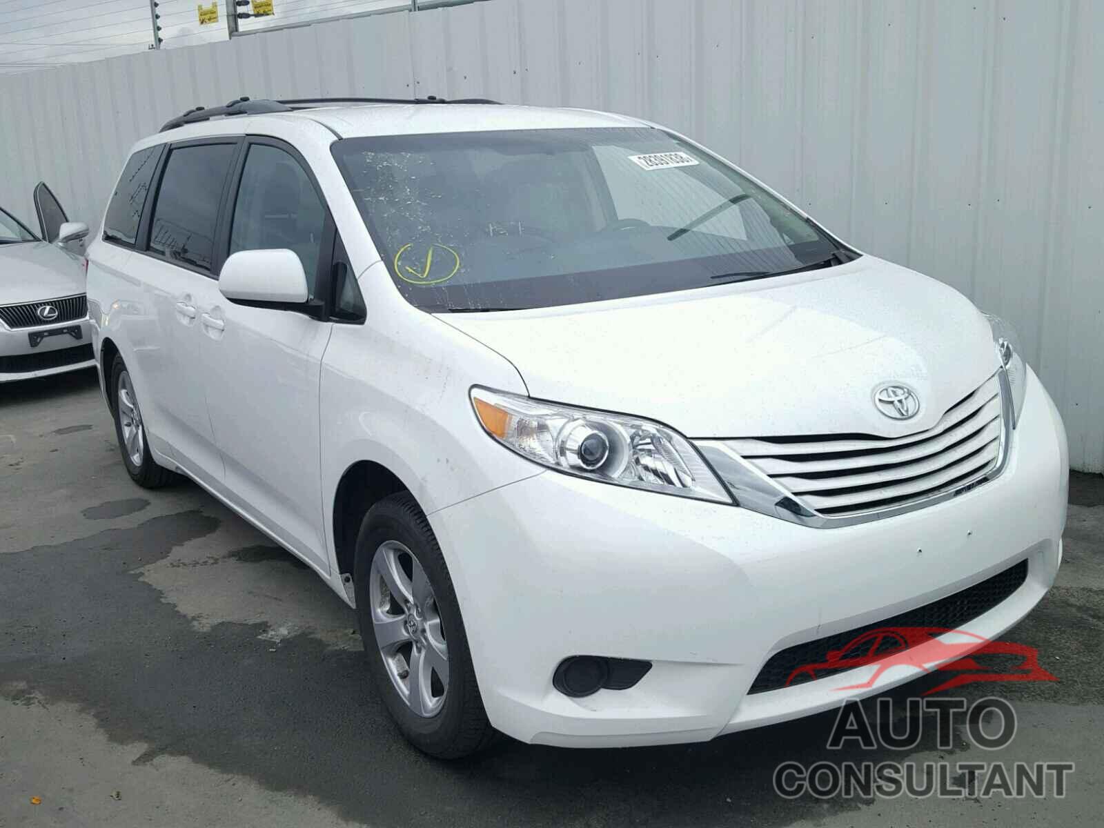 TOYOTA SIENNA 2017 - 5TDKZ3DC6HS809662