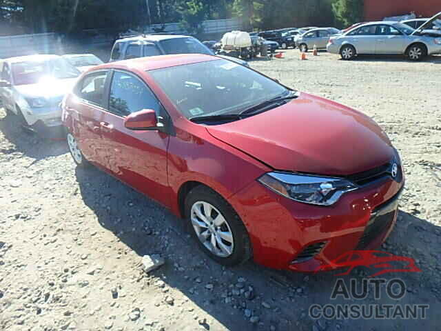 TOYOTA COROLLA 2015 - 2T1BURHE5FC251581