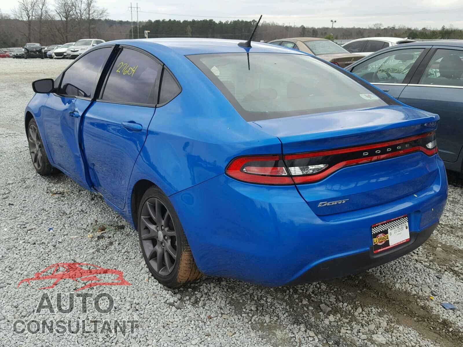 DODGE DART 2016 - 1C3CDFAA5GD516079