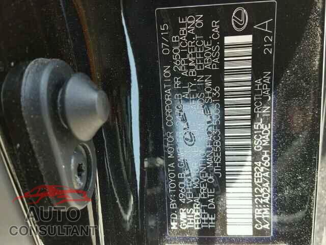 LEXUS RX350 2015 - JTHSE5BC3F5005136