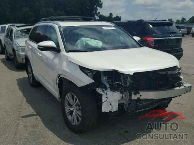 TOYOTA HIGHLANDER 2015 - 5TDJKRFH4FS194571