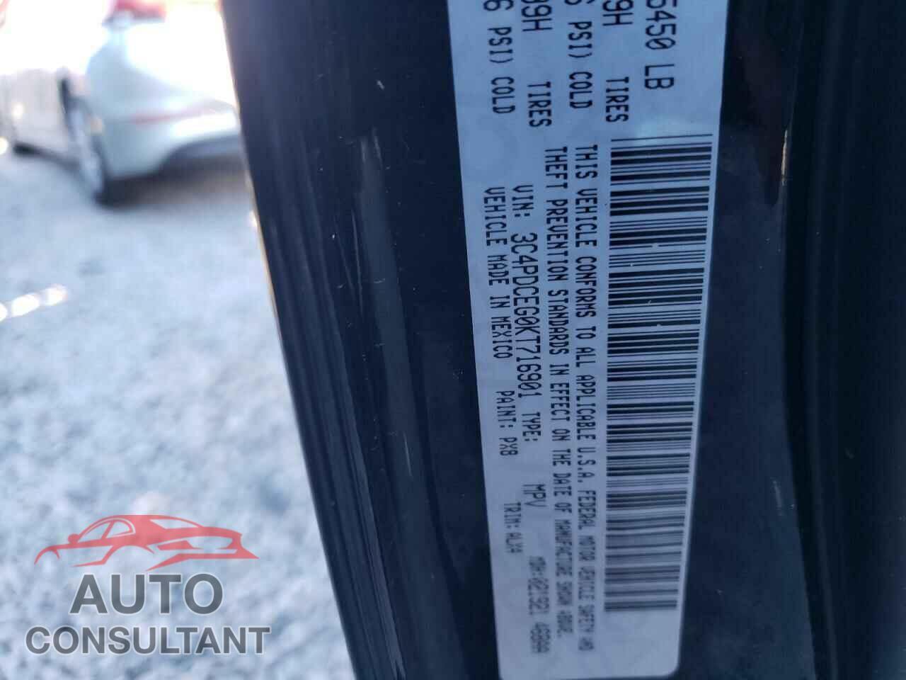 DODGE JOURNEY 2019 - 3C4PDCEG0KT716901