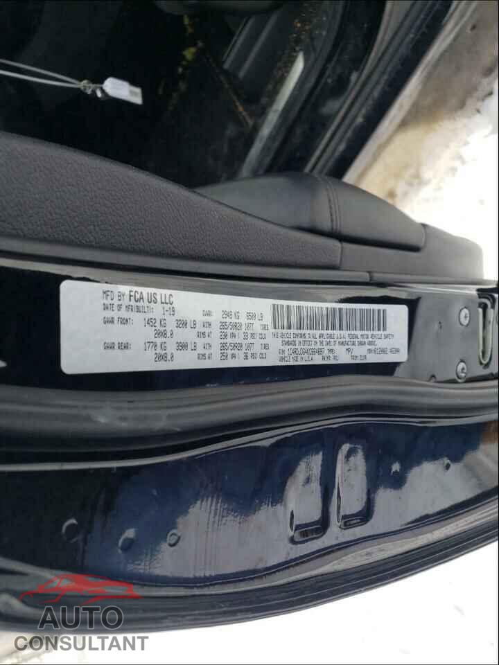 DODGE DURANGO 2019 - 1C4RDJDG4KC664697