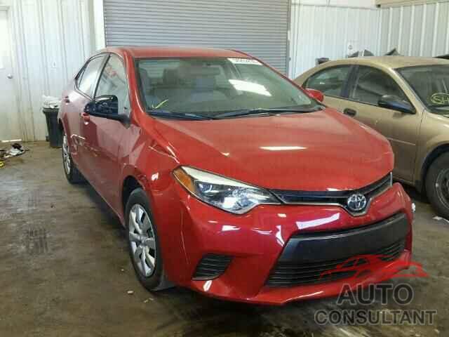 TOYOTA COROLLA 2016 - 5YFBURHE5GP381085