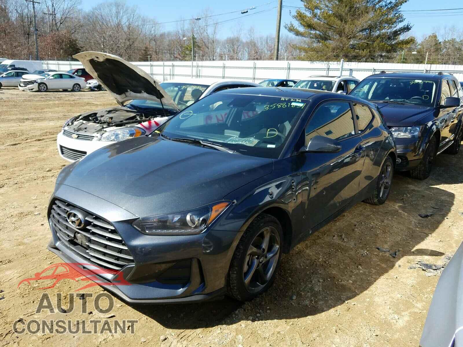 HYUNDAI VELOSTER 2019 - KMHTG6AFXKU016888