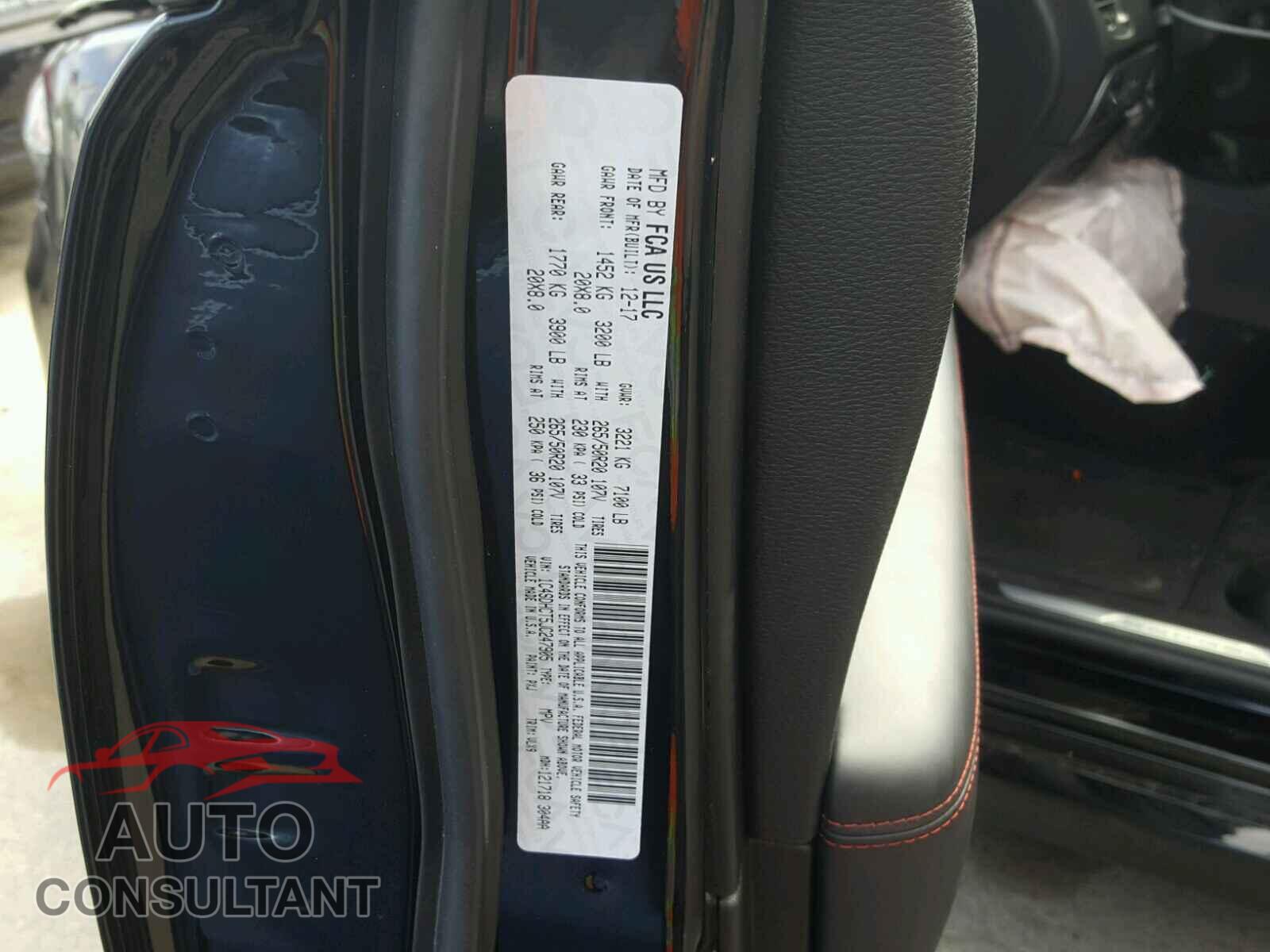 DODGE DURANGO 2018 - 1C4SDHCT5JC247905