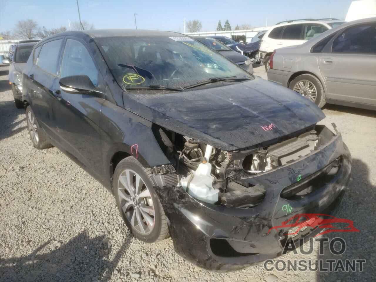 HYUNDAI ACCENT 2017 - KMHCU5AE6HU353626