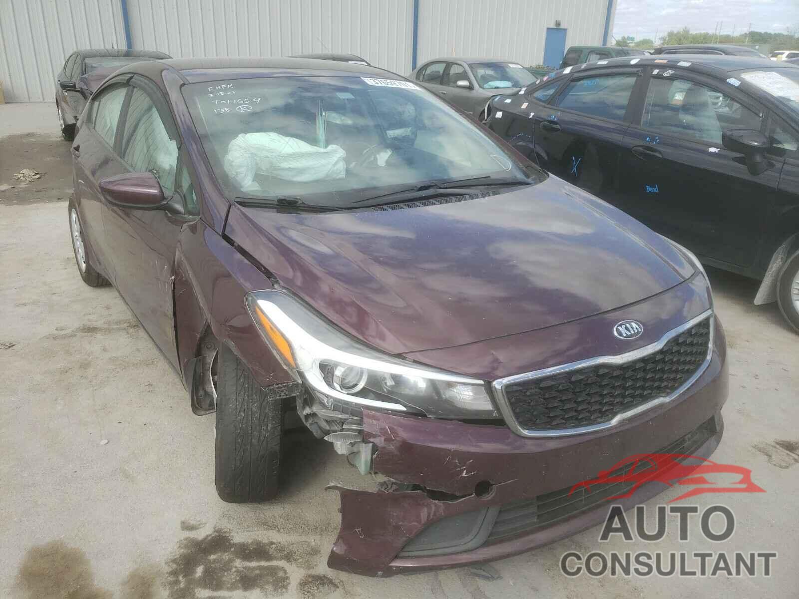 KIA FORTE 2017 - 3KPFL4A78HE120958