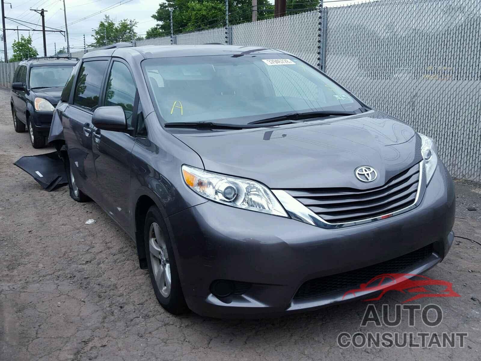 TOYOTA SIENNA 2017 - 5TDKZ3DC7HS854044