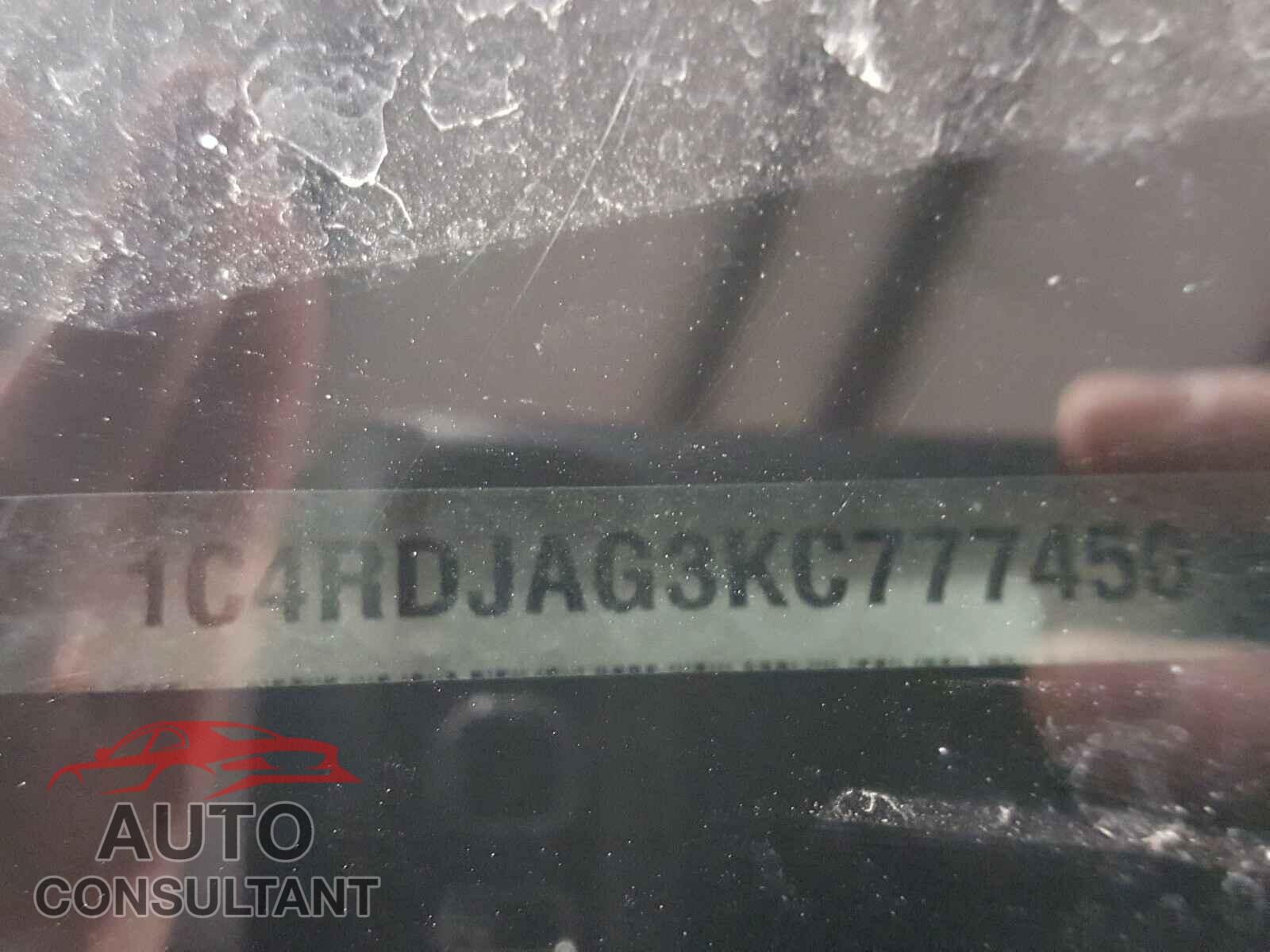 DODGE DURANGO 2019 - 1C4RDJAG3KC777450