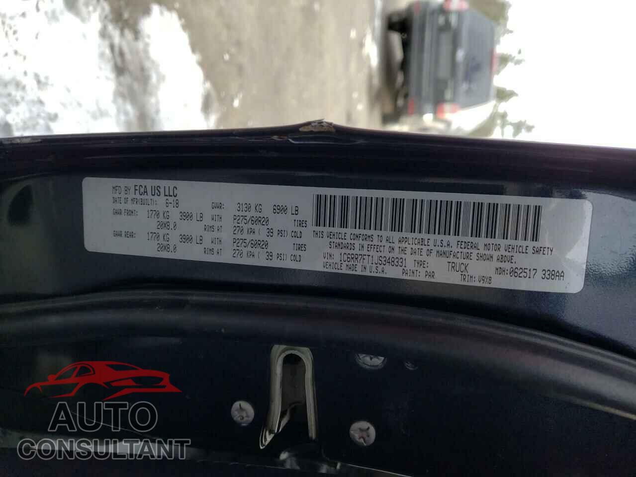 RAM 1500 2018 - 1C6RR7FT1JS348331