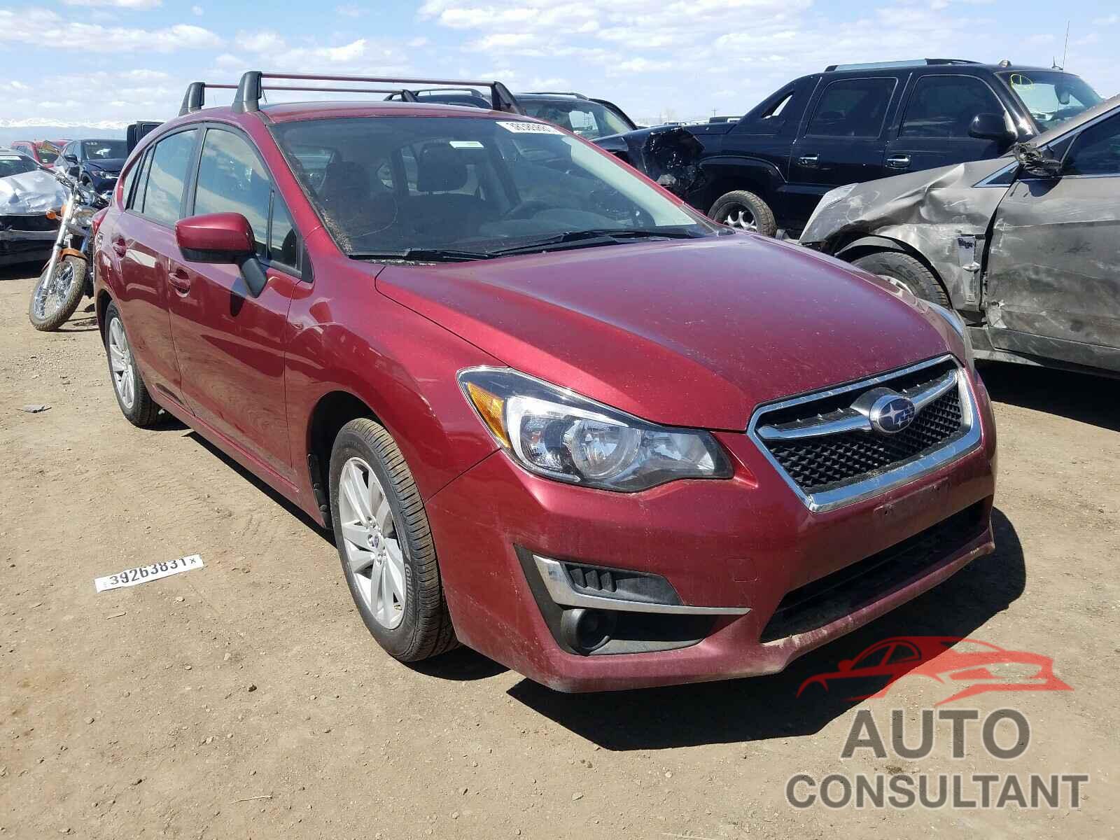 SUBARU IMPREZA 2016 - JF1GPAB61G8256182