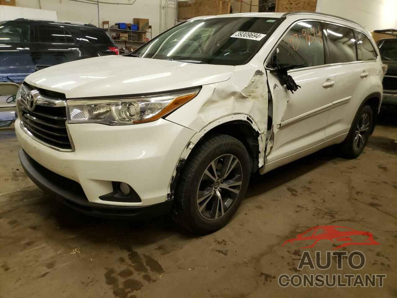 TOYOTA HIGHLANDER 2016 - 5TDJKRFH1GS290806