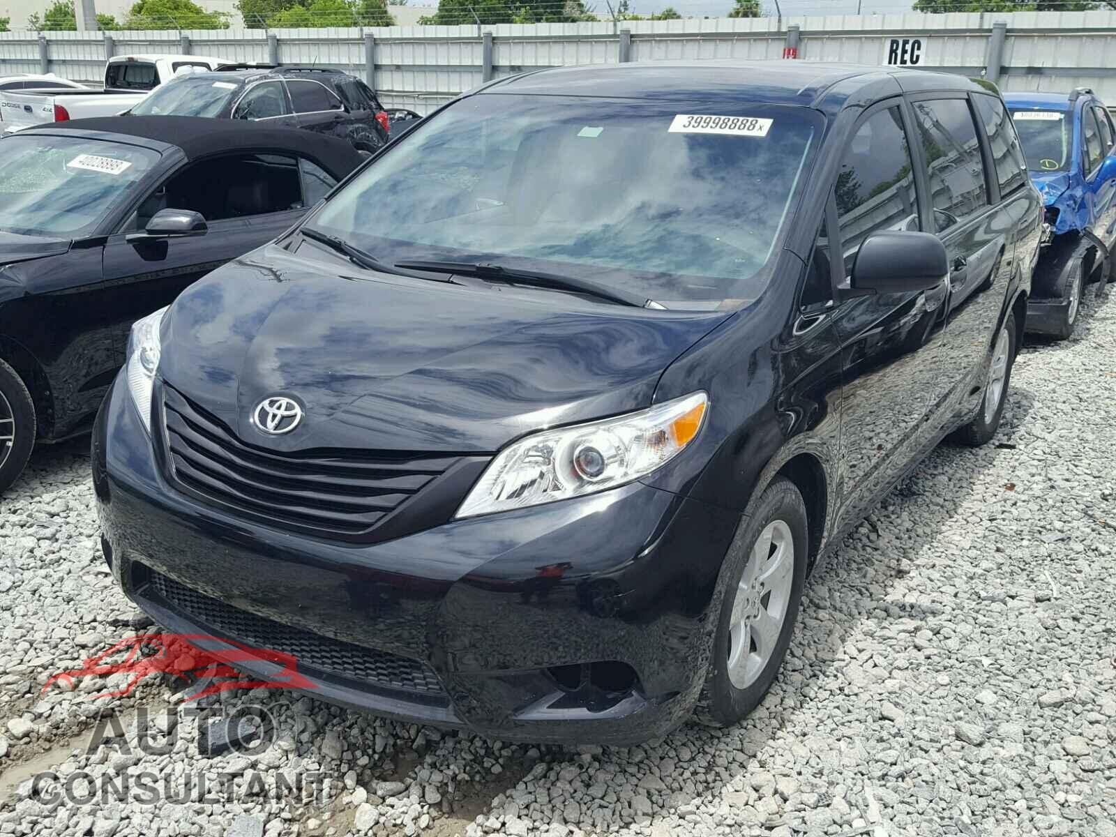 TOYOTA SIENNA 2017 - 5TDZZ3DC4HS787451