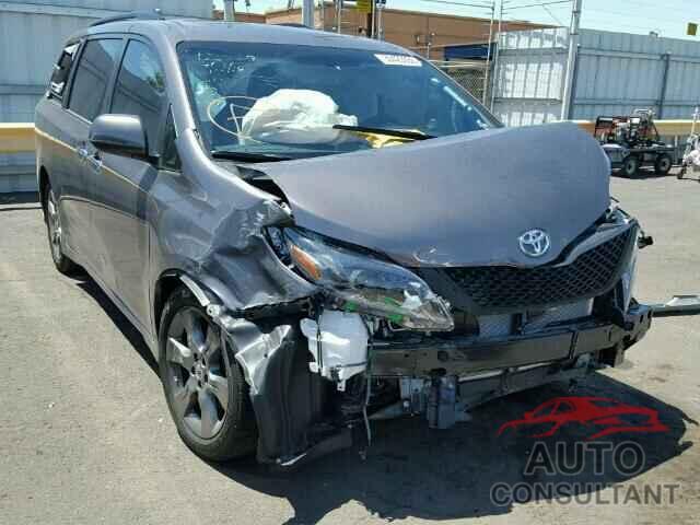 TOYOTA SIENNA 2015 - 5TDXK3DC5FS628799