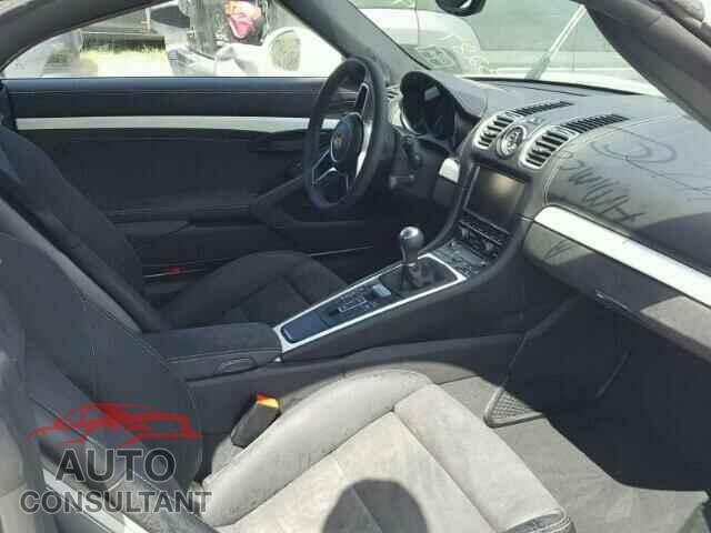 PORSCHE BOXSTER 2016 - WP0CC2A88GS152661
