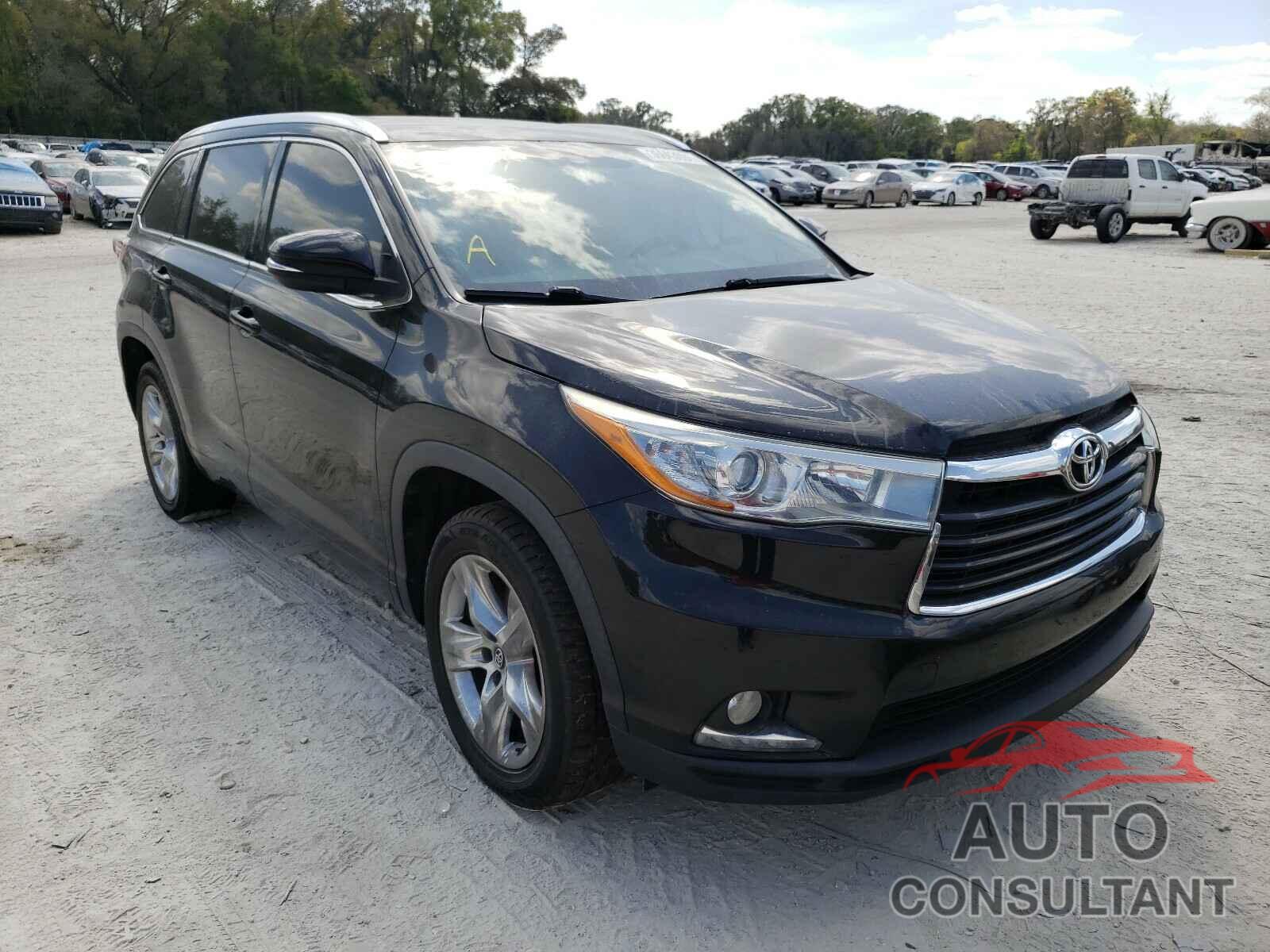 TOYOTA HIGHLANDER 2016 - 5TDYKRFH8GS169639