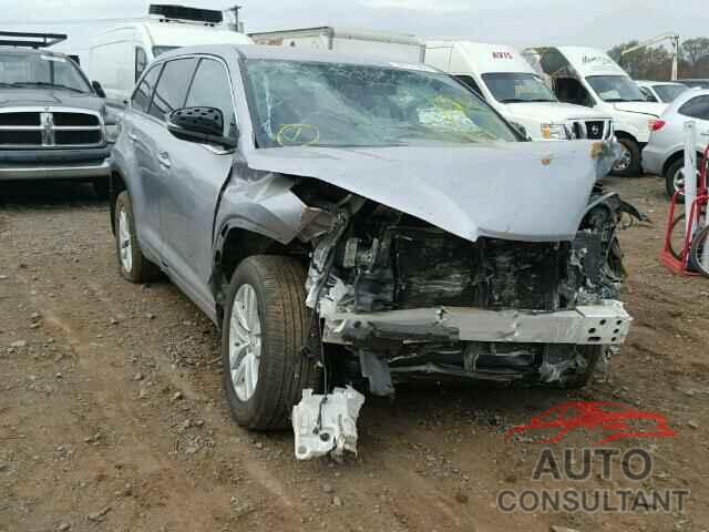 TOYOTA HIGHLANDER 2015 - 5TDBKRFH7FS133879