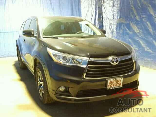 TOYOTA HIGHLANDER 2016 - 5TDJKRFHXGS288892